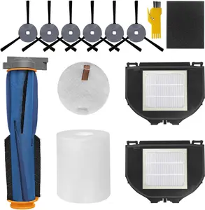 Replacement Accessories Kit for Shark AV2310AE Matrix RV2310AE(not for RV2310) Matrix Robot Vacuum Cleaner 11 Packs 1 Main Brush, 2 Filters, 6 Side Brushes, 1 Sponge Filter, 1  Filter
