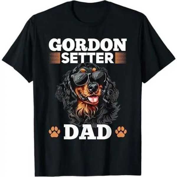Gordon Setter Dog Breed Gordon Setter Dad T-Shirt