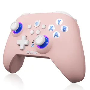 YUYIU Dawn Breaker No Stick Drift Wireless Controller(Not ForXBox) For PC Switch Steam with Hall Effect Sticks Linear Triggers Dual Vibration 6 Axis Gyro RGB Macro Buttons