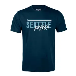 Seattle Kraken Levelwear Etched Richmond Navy Tee