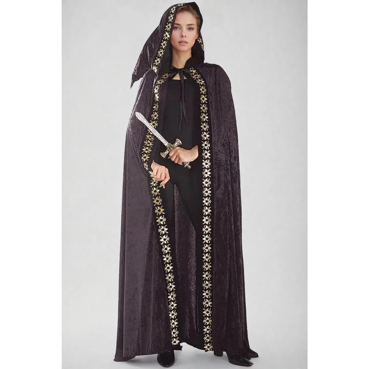 Black Velvet Cape