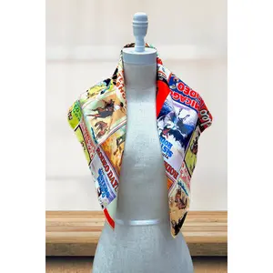 SC-5615-Norma Cowboy Assorted Print Scarf