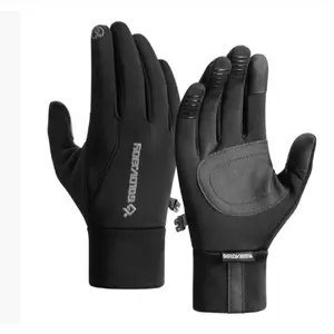 Winter warm riding gloves outdoor sports skiing cold touch screen fleece non-slip electric motorcycle gloves