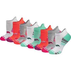 Saucony Women's Rundry Performance Heel Tab Athletic Socks, Available in S-l (8, 16, 24 Pairs)