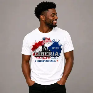 Happy Liberia Independence Shirt – July 26 Patriotic Tee
