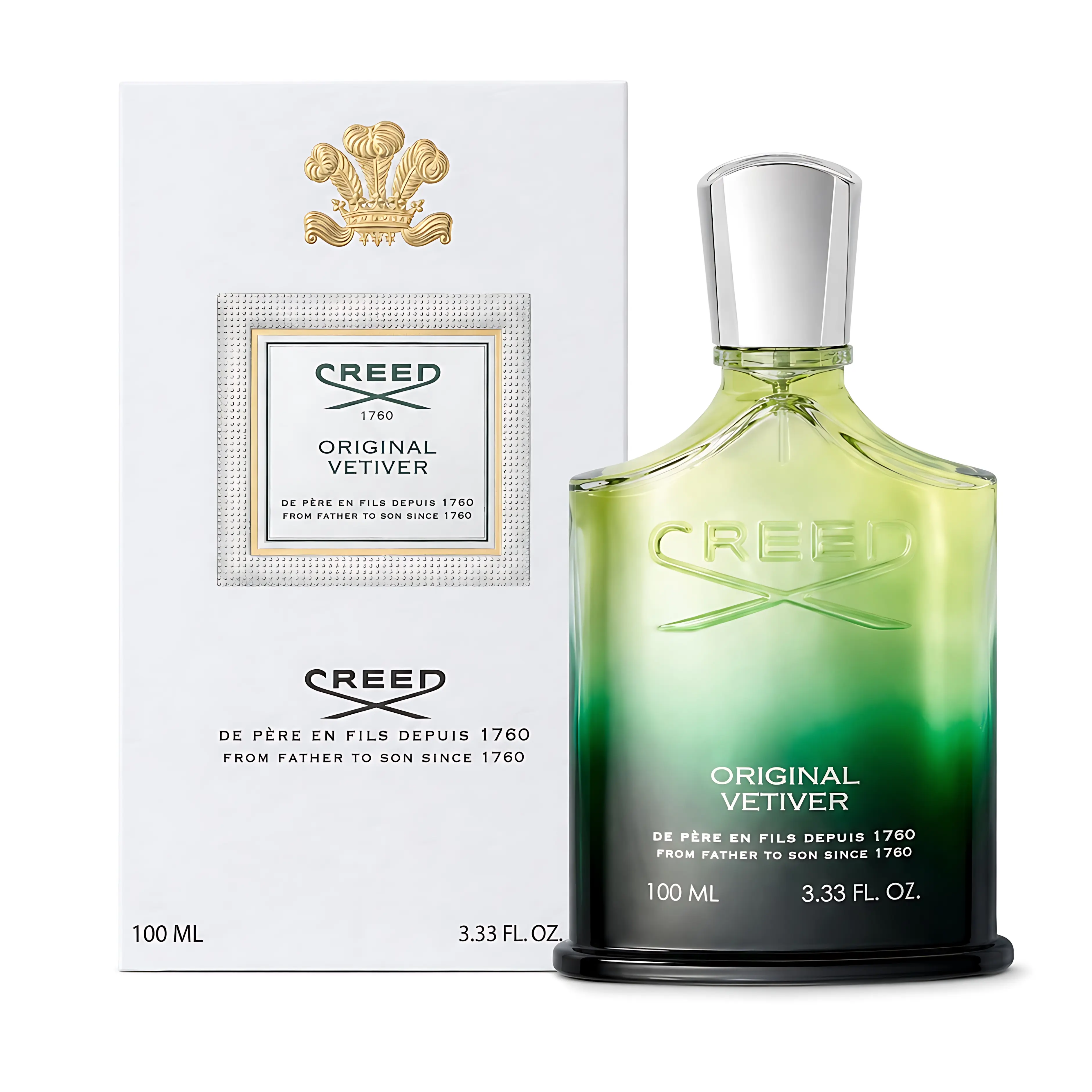 Creed Original Vetiver Men's 3.3 Oz, Woody Fresh