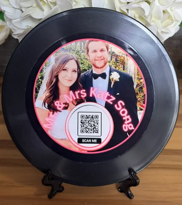 Custom Song Decorative Record with Stand! Customized song about whatever you choose!