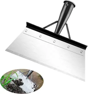 Multifunctional Garden Cleaning Shovel(handle not included),, Heavy Duty Outdoor Floor Scraper for Weed Cleaning,Trenching,Edging and Removing Snow,Ice,Weeds,Dirty,Moss