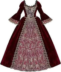 Marie Antoinette Rococo Ball Gown Gothic Victorian Dress Costume Christmas Medieval Princess Dress