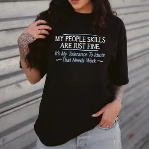My People Skills are Fine Humor Sarcasm Funny Hoodie, Sweatshirt, T Shirt