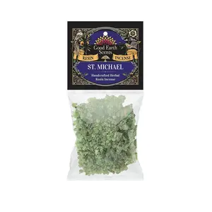 St. Michael Handcrafted Herbal Resin Incense, 1 Pack with Charcoal, Aroma-Scented Good Earth Scents for Home Fragrance