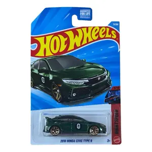Hot Wheels mainline 2018 Honda Civic Type R green HW Night Speed 3/10