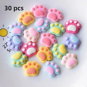 30 Cute Cat Paw Decorations, Fun Kitchen Office Whiteboard Storage Cabinet Dishwasher Personalized, Home Decoration, Mother's Day Gift