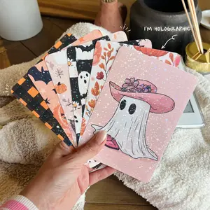 Halloween Kindle Insert Laminated Cardstock for Kindle Case, Fall Holographic Kindle Paperwhite Insert