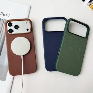 HAY For MagSafe Techwoven Phone Cases For iPhone 17 16 15 14 13 Pro Max Air Magnetic Wireless Charging Protective Cover Phone Case
