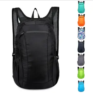 Ultra-light foldable backpack for outdoor storage, dual-shoulder bag for hiking and sports, travel and outdoor multi-functional waterproof bag for men and women, urban and simple sports bag with zipper, daily backpack