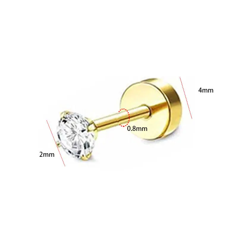 Gold 2mm one