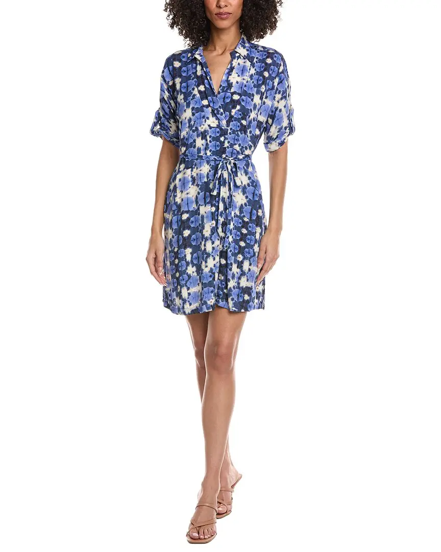 NIC+ZOE Petite Shibori Stone Belted Devon Dress