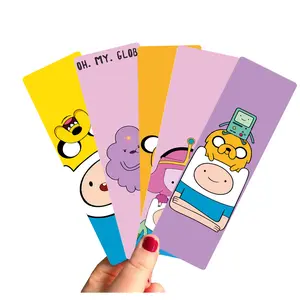 Adventure time Book Accessories Bookmark for Book Lovers (Set of 5, 6'' X 2''),Art Bookmarks for Women, Video Games Merch, Bookish Gifts for Reading Women