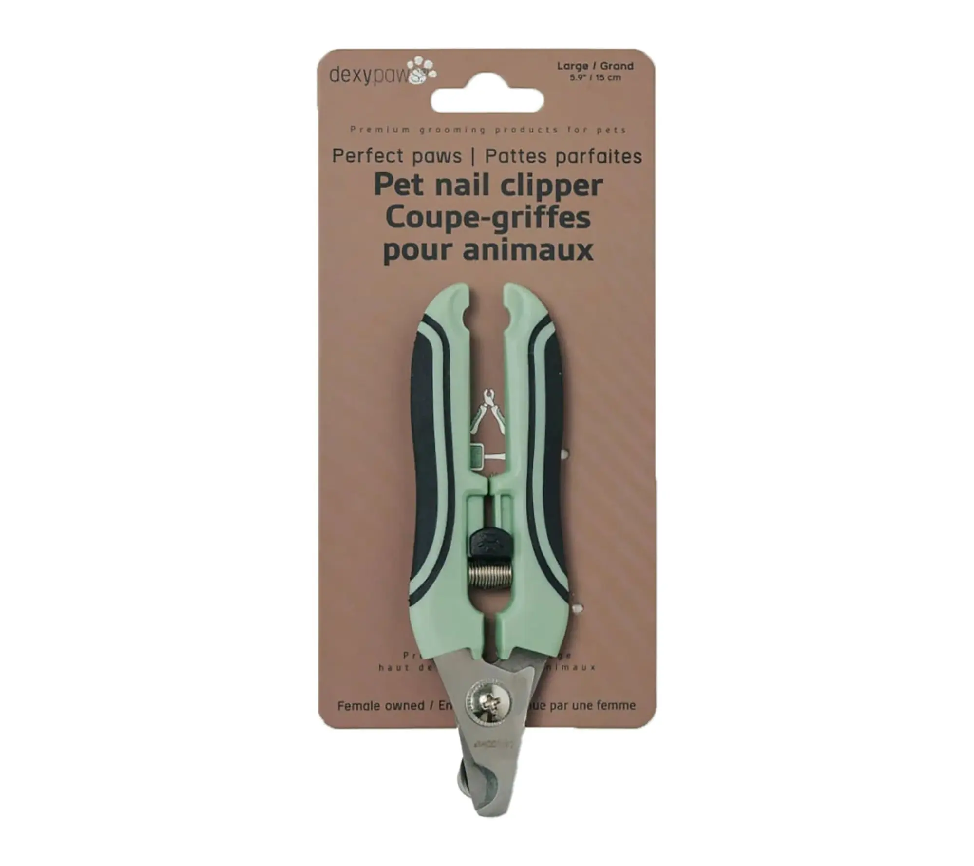Dexypaws Sage Green Pet Nail Clipper for Dogs and Cats