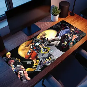 Kingdom Hearts Gaming Mouse Pad: Anime Desk Mat, Spill-Resistant