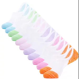 IDEGG No Show Socks Women Low Cut Ankle Short Anti-Slid Athletic Running Novelty Casual Invisible Liner Socks(6*Colors) Cute Womenswear Comfort Basic Minimalist Multicolor #springtok