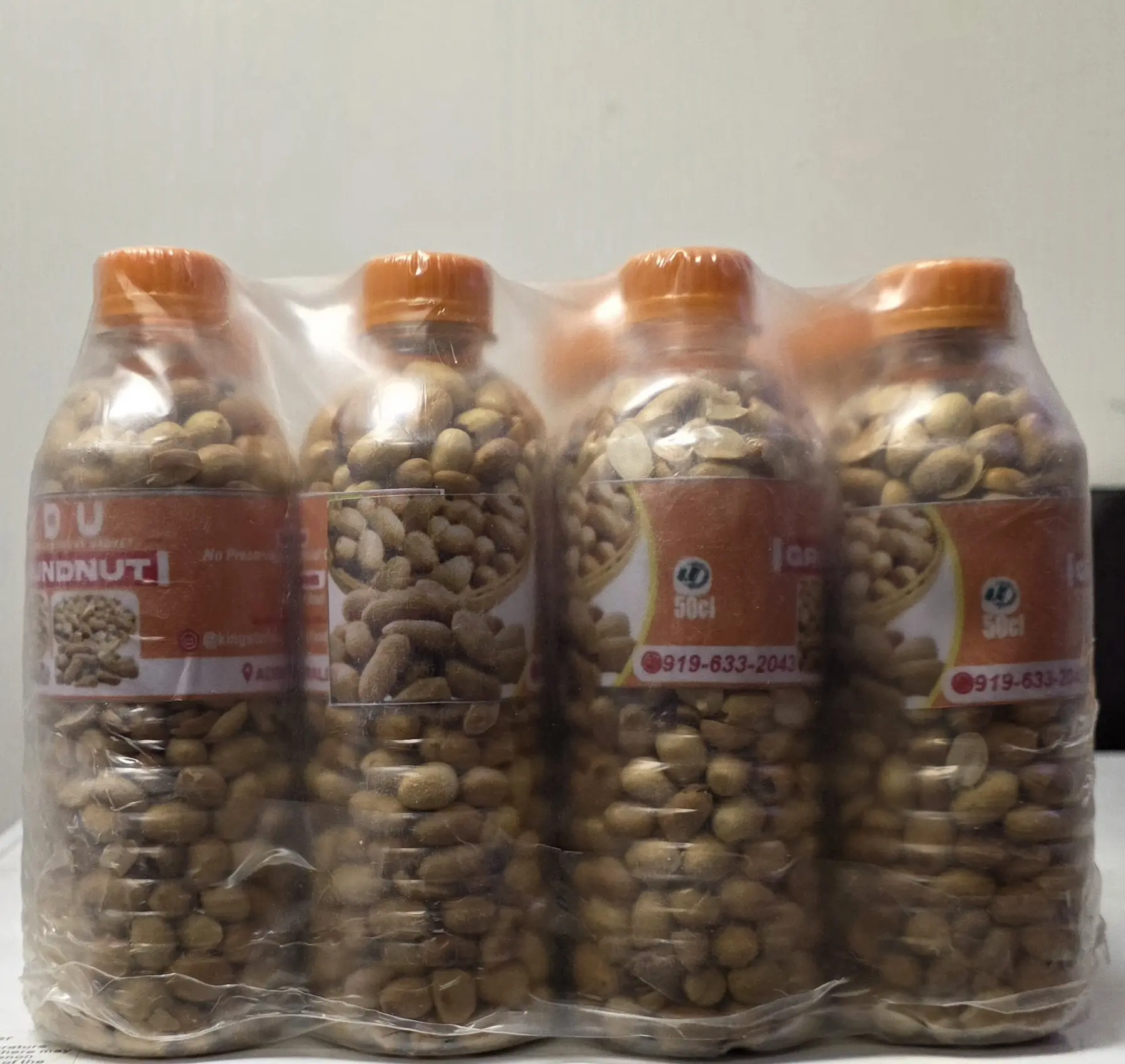 Roasted groundnut/peanut from Nigeria/ 1 bottle crunchy Nigeria groundnut