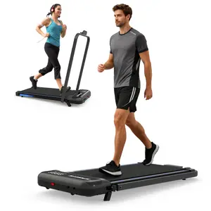 3 in 1 Under Desk Treadmill with Incline,Foldable Treadmills for Home, Walking Pad with Handle Bar for Walking and Jogging, with Remote Control & LED Display