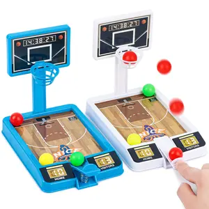 2 Sets of Mini Basketball Game Toys, Tabletop Basketball Shooting Game Desk Games for Office Adult Boys Girls Birthday Gift
