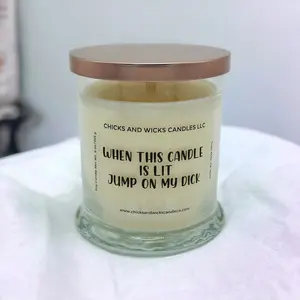 When This Candle Is Lit Jump On My Dick Candle