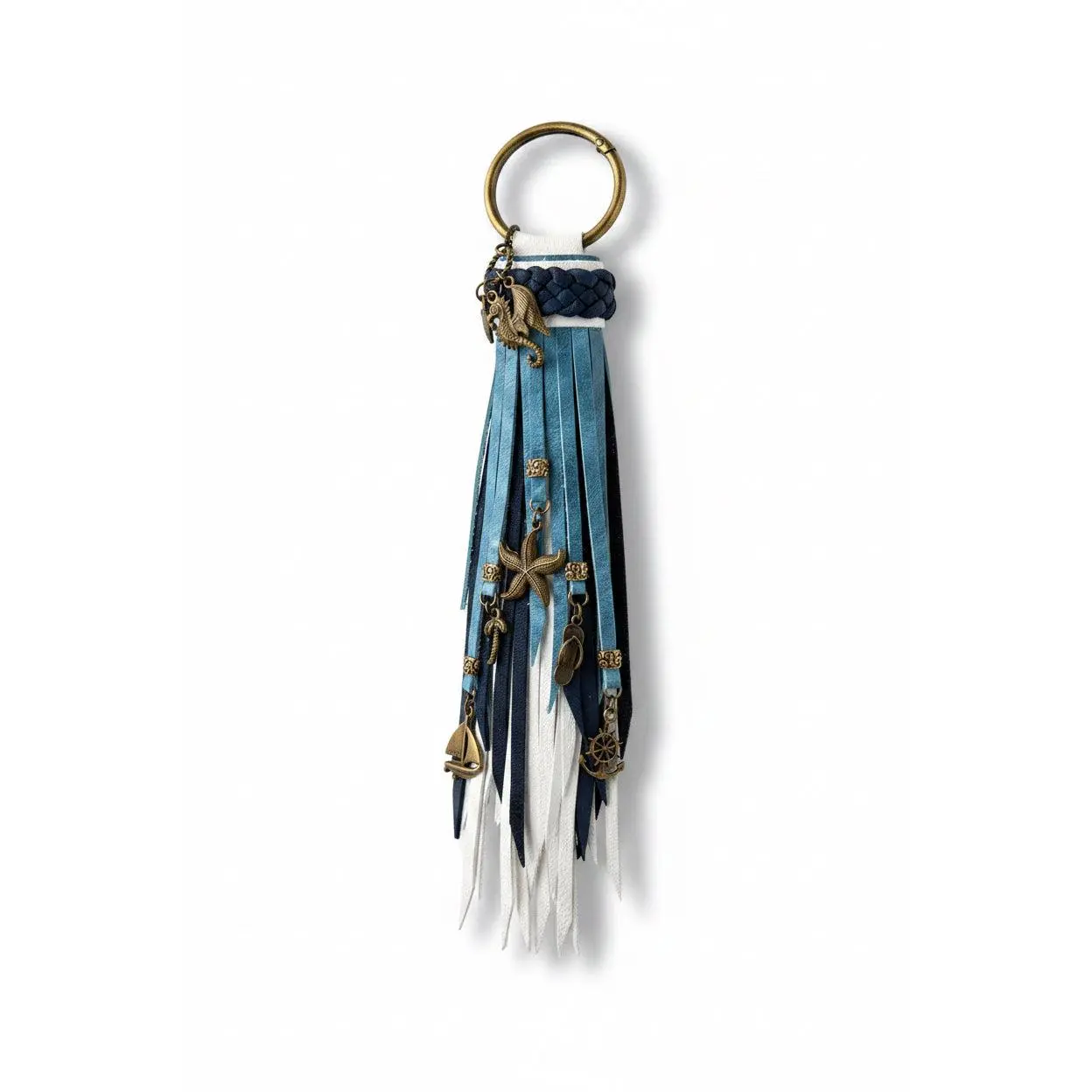 Nautical Soul Leather Bag Tassel