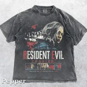 Comfort Colors® 1717 Vintage Resident Evil 9 Requiem T-Shirt, Resident Evil T-Shirt, Gift For Woman and Man Unisex