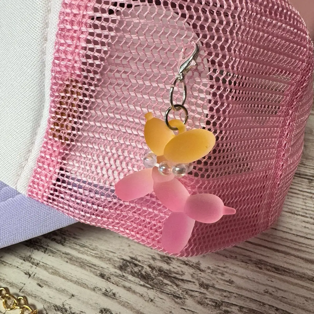 Trucker hat charm