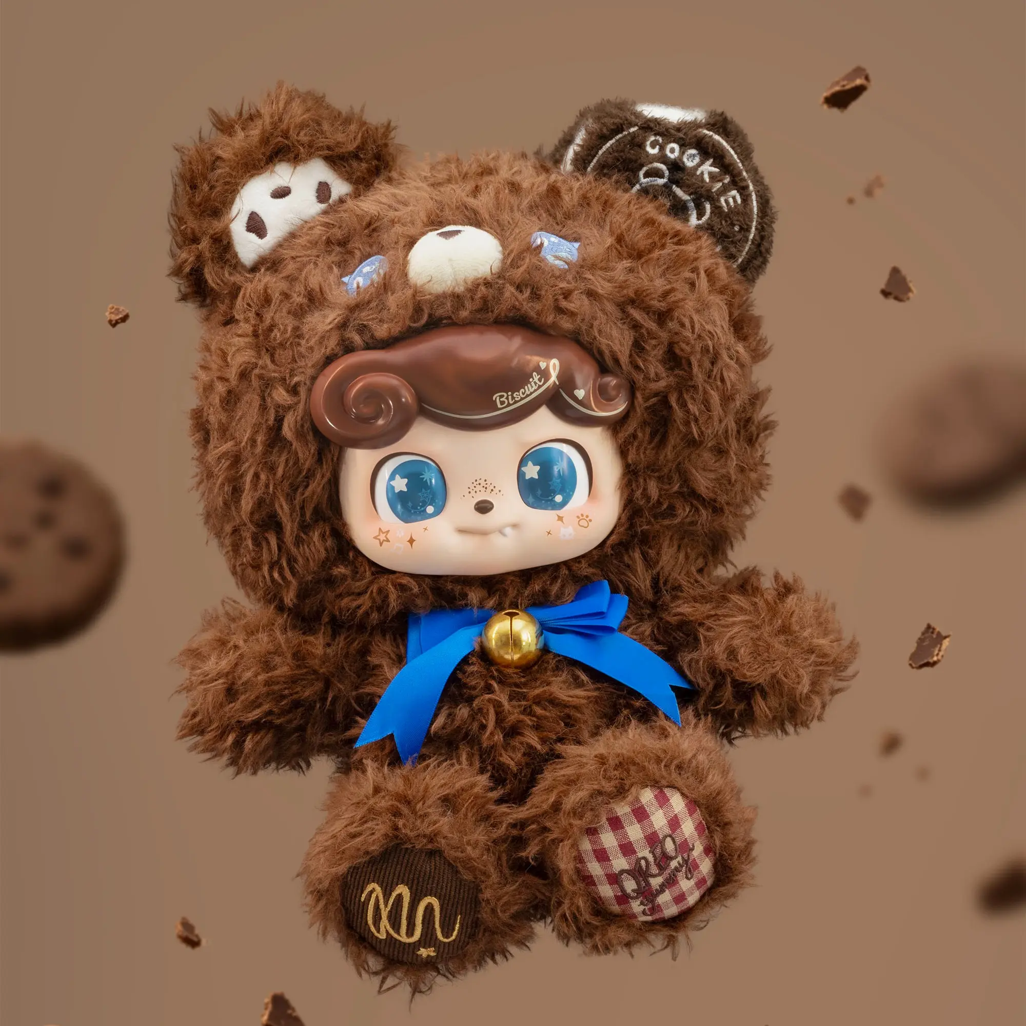 CN Q.Kid 600% Super Cookie Series  Mystery Boxes Bag Pendant Bunny Plush Dolls Soft Collectibles Hidden Style 1/72