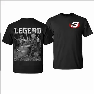 Dale Earnhardt With Deer Hoodie, Racing Middle Finger Sweater, Hunting Season Vintage Style Unisex T-Shirt, Unisex Graphic Menswear Top For Racing & Hunting Fan Tshirt Streetwear