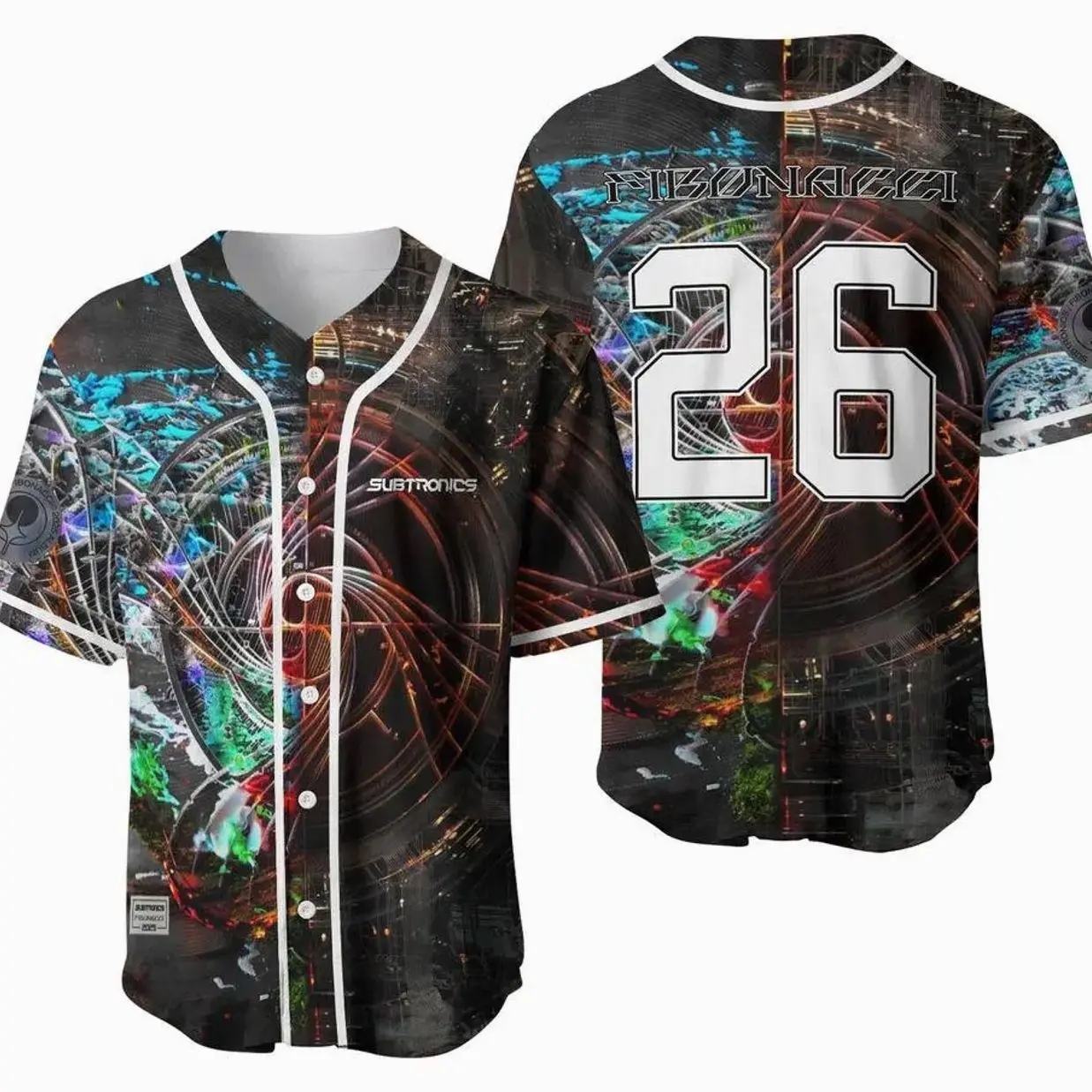 Subtronics Fibonacci Tour 2026 Baseball Jersey