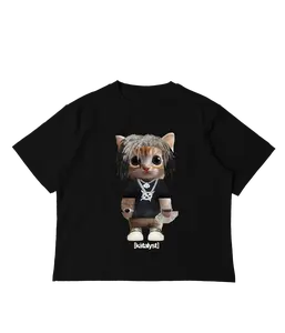 Ken Carson Kitty Shirt - Oversized Drop Shoulder