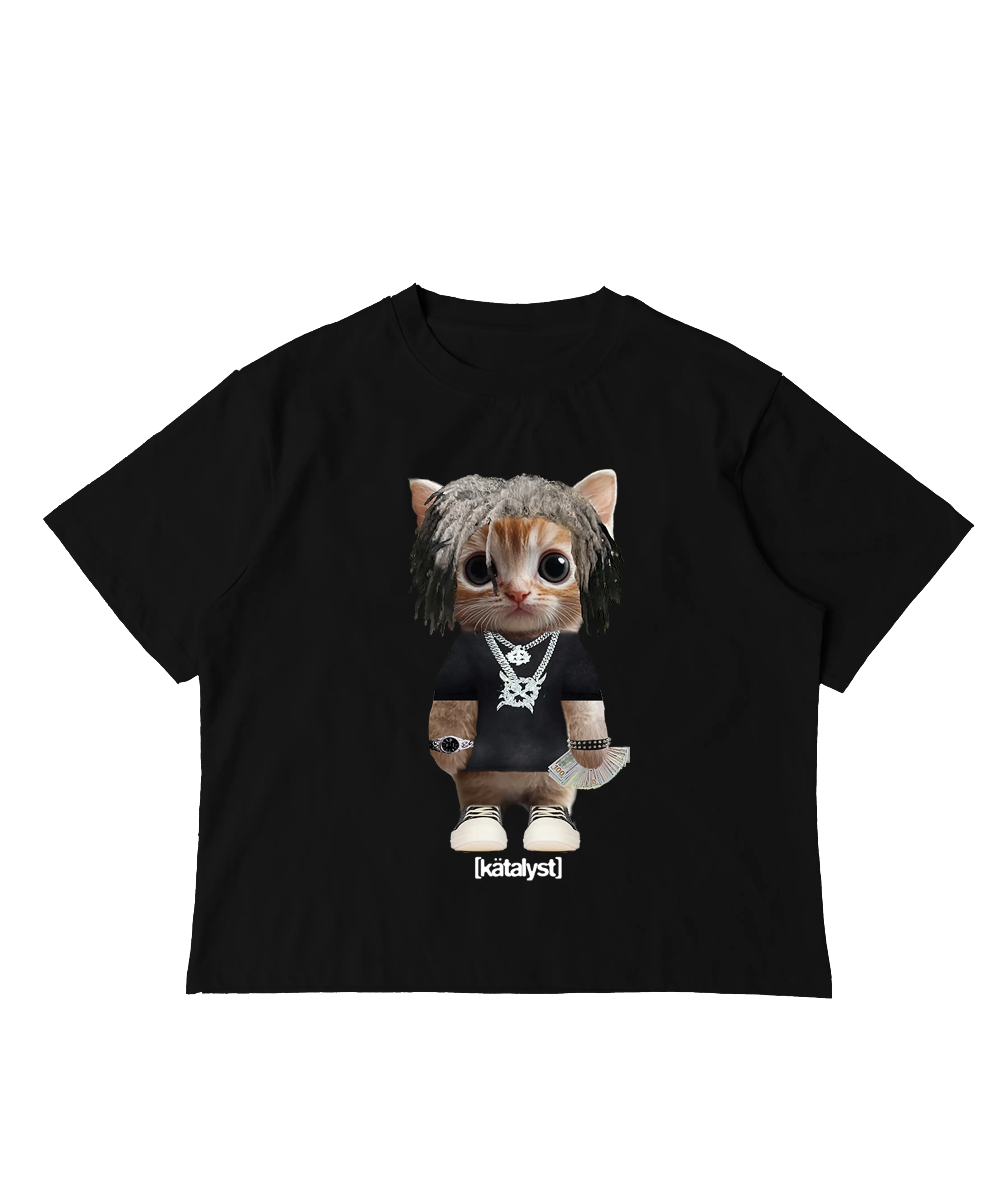 Ken Carson Kitty Shirt - Oversized Drop Shoulder