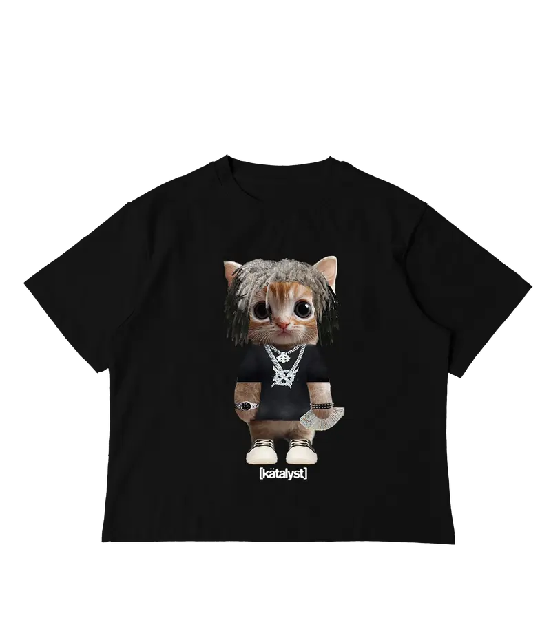 トップス HYSTERIC GLAMOUR cat long t osamason Osamason Kitty Shirt - Oversized Drop Shoulder - TikTok Shop