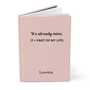 Personalized Identity Shift Journal, It's Already Mine Part of My Life Custom Name Journal, Self Growth Mindset Notebook, Manifestation Gift