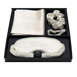 Blissy 100% Mulberry Silk 4PC Standard Pillowcase Dream Set NEW