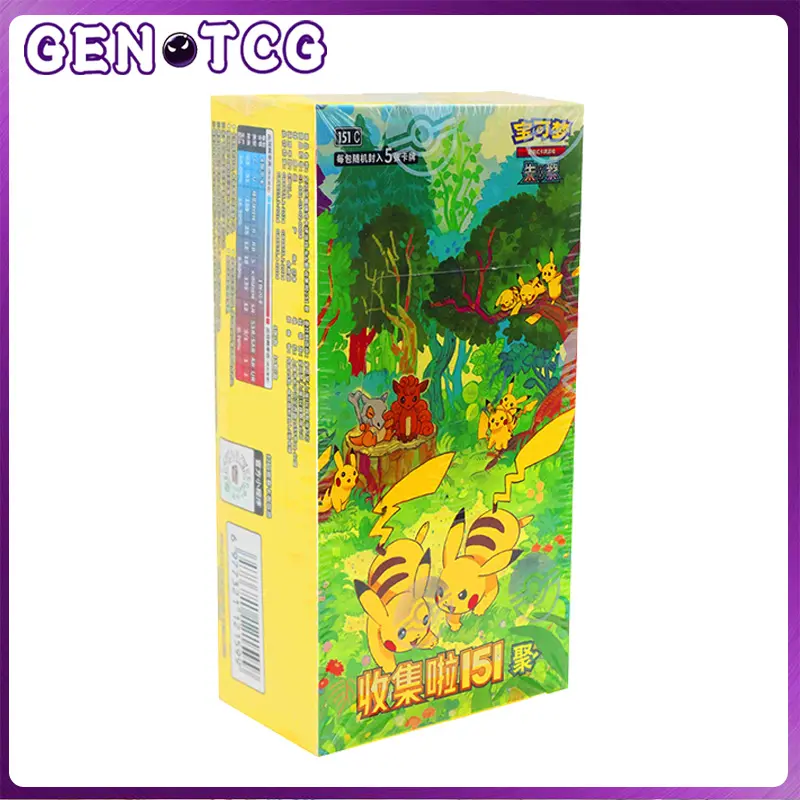 GENOTCG Pokemon 151 GATHERING Vol 4 Booster Box SLIM Simplified Chinese Collectible Trading Card Game - TikTok Shop GENOTCG Pokemon 151 GATHERING Vol 4 Booster Box SLIM Simplified Chinese Collectible Trading Card Game - TikTok Shop