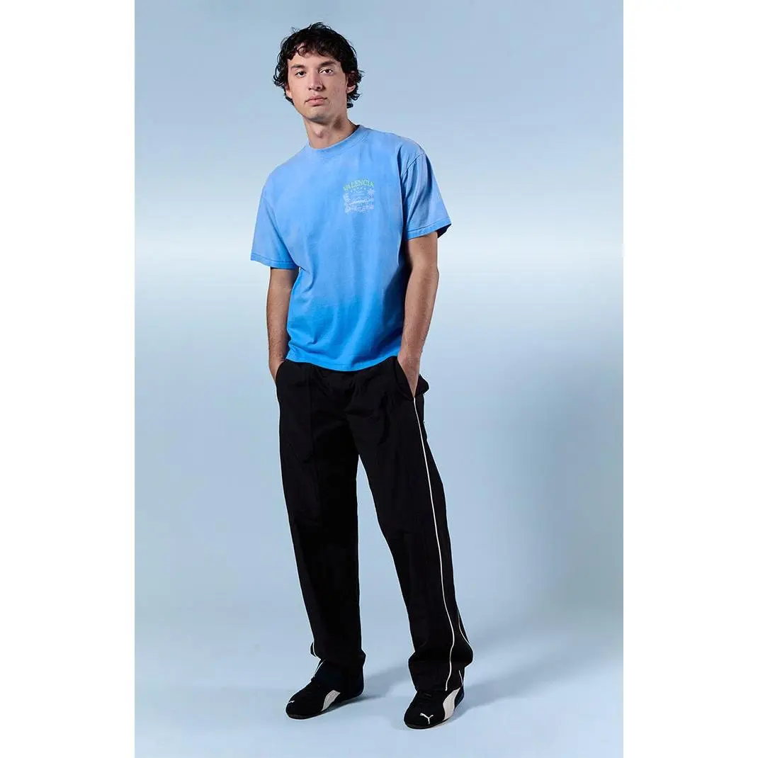 Pacsun Men's Black Bolton Baggy Track Pants Pacsun Men's Black Bolton Baggy Track Pants
