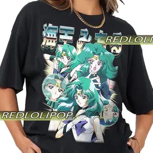 Sailor Moon Sailor Neptune T-Shirt ? Michiru Kaioh Anime Tee ? Magical Girl Fan Apparel Retro Shirt, Gift For Woman and Man Unisex T-Shirt