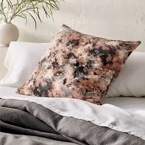 Euro Heavyweight Linen Blend Throw Decorative Pillow Impressionist Print - Casaluna