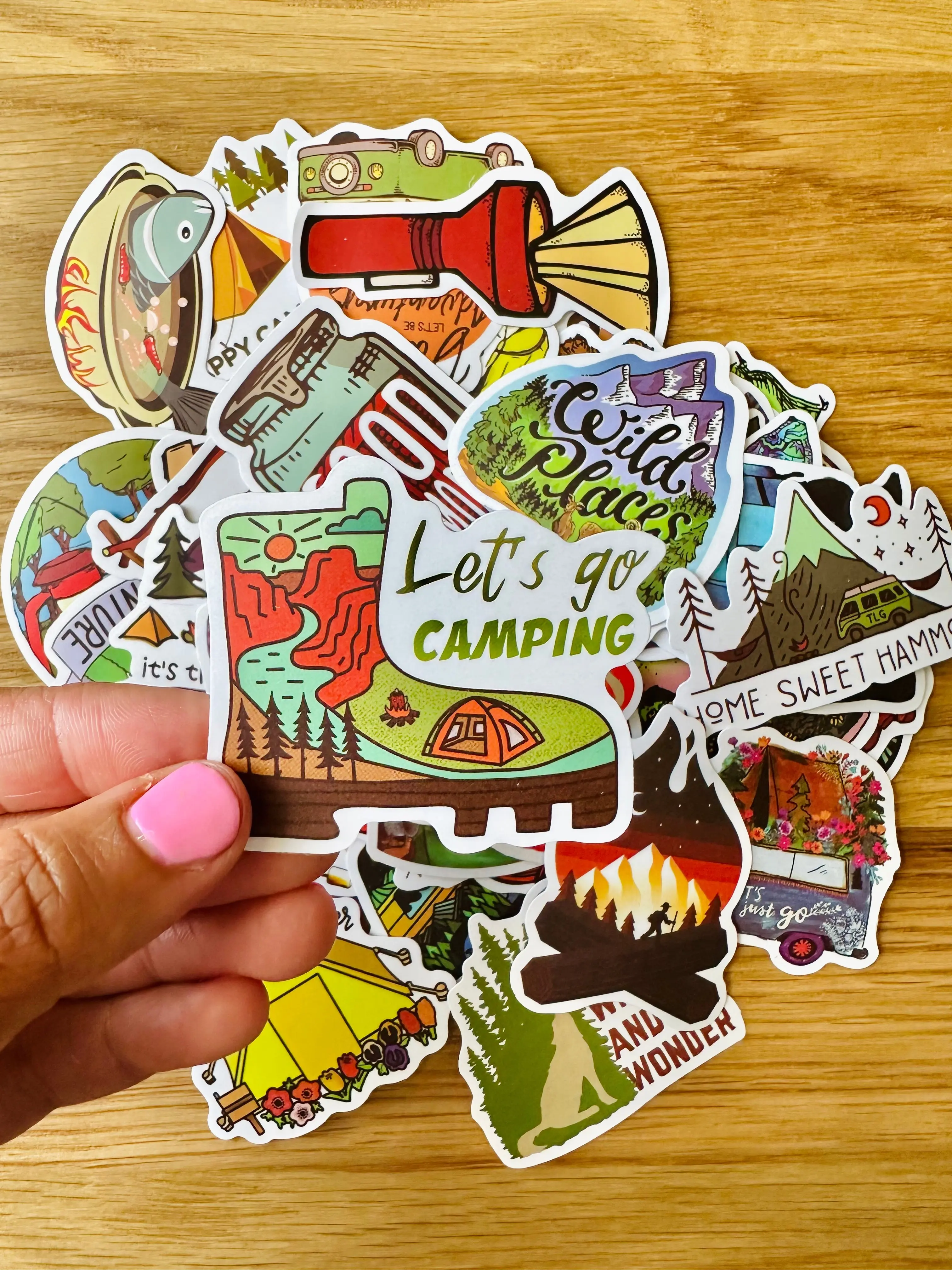 Hiking Waterproof Stickers Hiking Waterproof Stickers