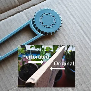 Home Cardboard Box Puncher Tool, Paper Cutting Device for Packaging, Essential Home Organization Accessory, Durable & Efficient, Multifunctional Stationery