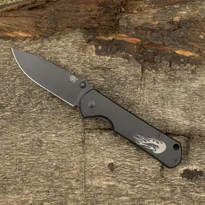 Land 711 Pocket EDC Folding Steel Blade Camping Folding Knife Survival Outdoor Pocket Knife with clip (7010LUI-SH)