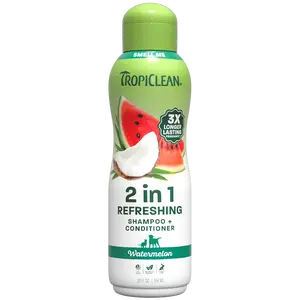 TropiClean Watermelon Refreshing 2-In-1 Pet Shampoo & Conditioner