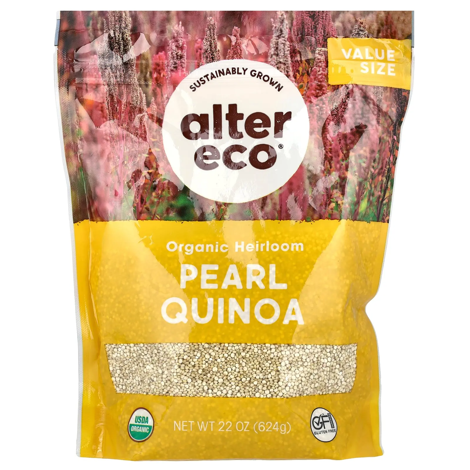 Alter Eco Organic Heirloom Pearl Quinoa, 22 oz (624 g) Alter Eco Organic Heirloom Pearl Quinoa, 22 oz (624 g)